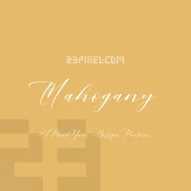 Mahogany Script